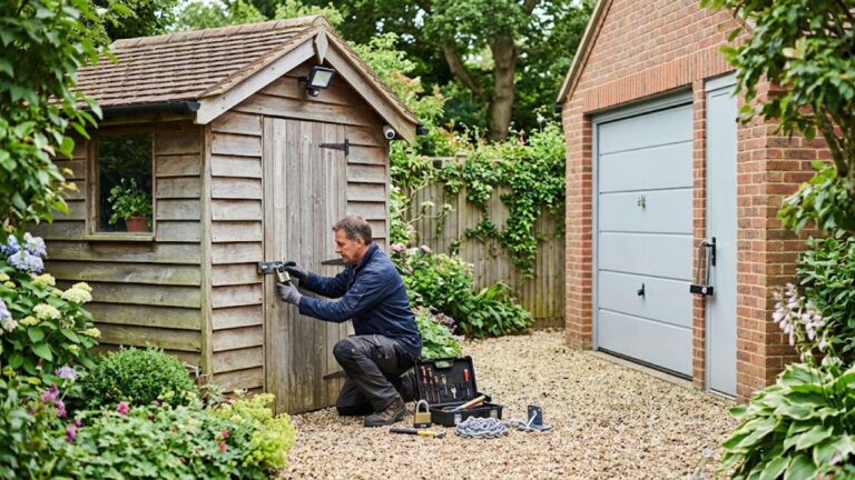 Garden Shed and Garage